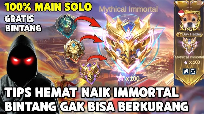 Tips Solo Rank MLBB Terbaru: Cara Cepat Naik ke Immortal Tanpa Ketemu Tim Beban